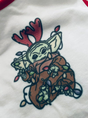 Christmas Edition! Baby Yoda Bib